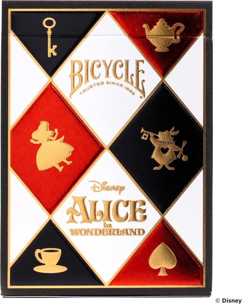 Bicycle بطاقات لعب مستوحاة من ديزني أليس في بلاد العجائب، 1 مجموعة - Image 2